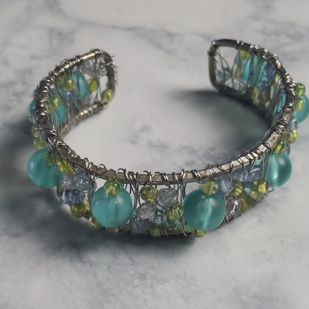Handmade Blue/Green Bracelet